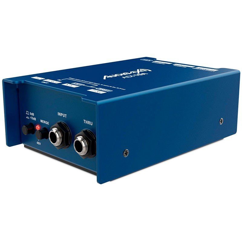 Audibax ADI - 10A - Caja DI Activa 48V con Alimentación Phantom - Tempo Shop