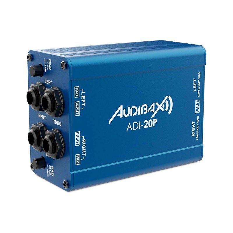 Audibax ADI - 20P - Caja DI Pasiva de 2 Canales - Tempo Shop
