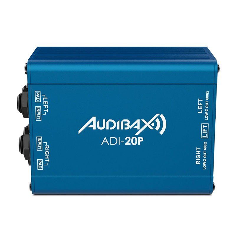 Audibax ADI - 20P - Caja DI Pasiva de 2 Canales - Tempo Shop