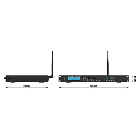 Audibax ADP 24 DSP - Procesador de Sonido 19 con 4 Canales de Salida - Tempo Shop