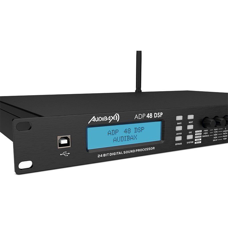 Audibax ADP 48 DSP - Procesador de Sonido 19 con 8 Canales de Salida - Tempo Shop