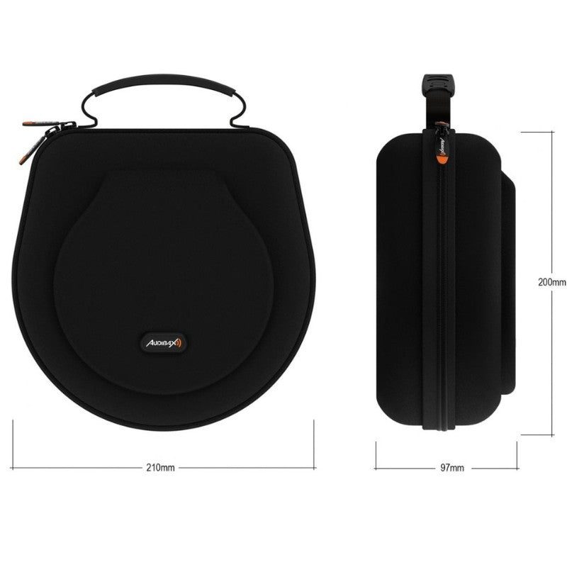 Audibax Atlanta Case 40 Black - Funda Protectora Rígida de EVA para Auriculares DJ - Tempo Shop
