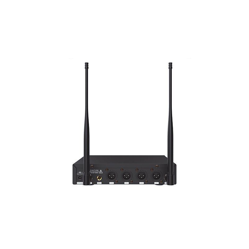 Audibax AWM 401 - Sistema Inalámbrico Micrófono de mano de 4 Canales UHF - Tempo Shop