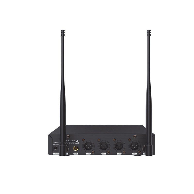 Audibax AWM 403 - Sistema Inalámbrico Micrófono diadema de 4 Canales UHF - Tempo Shop