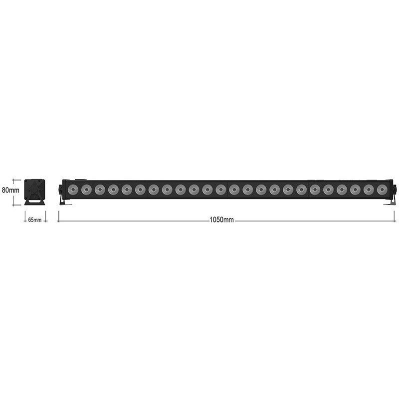Audibax Bar 243 RGB Pixel - Barra Led 24 x 3W LED RGB - Tempo Shop