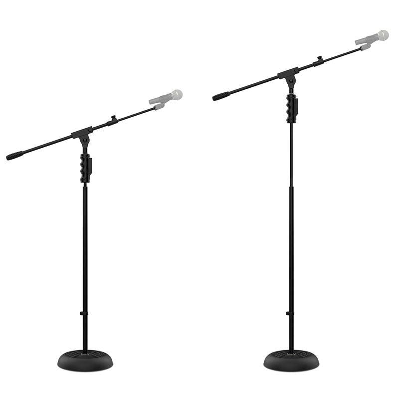 Audibax Base 10E - Soporte de micro Suelo Jirafa Ajustable Base Redonda y Easy Block - Tempo Shop