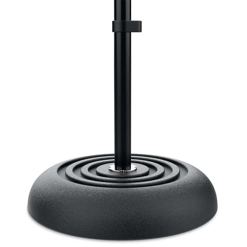 Audibax Base 10E - Soporte de micro Suelo Jirafa Ajustable Base Redonda y Easy Block - Tempo Shop