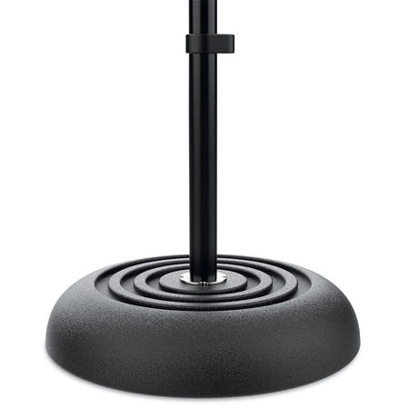 Audibax Base 10E - Soporte de micro Suelo Jirafa Ajustable Base Redonda y Easy Block - Tempo Shop