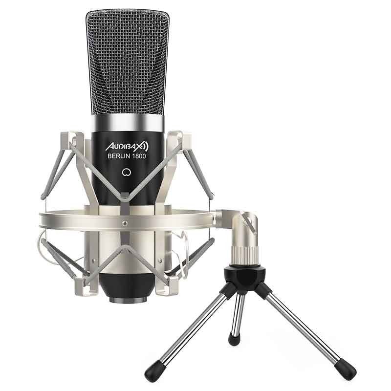 Audibax Berlin 1800 Silver - Pack micro Studio Gran Diafragma - Tempo Shop