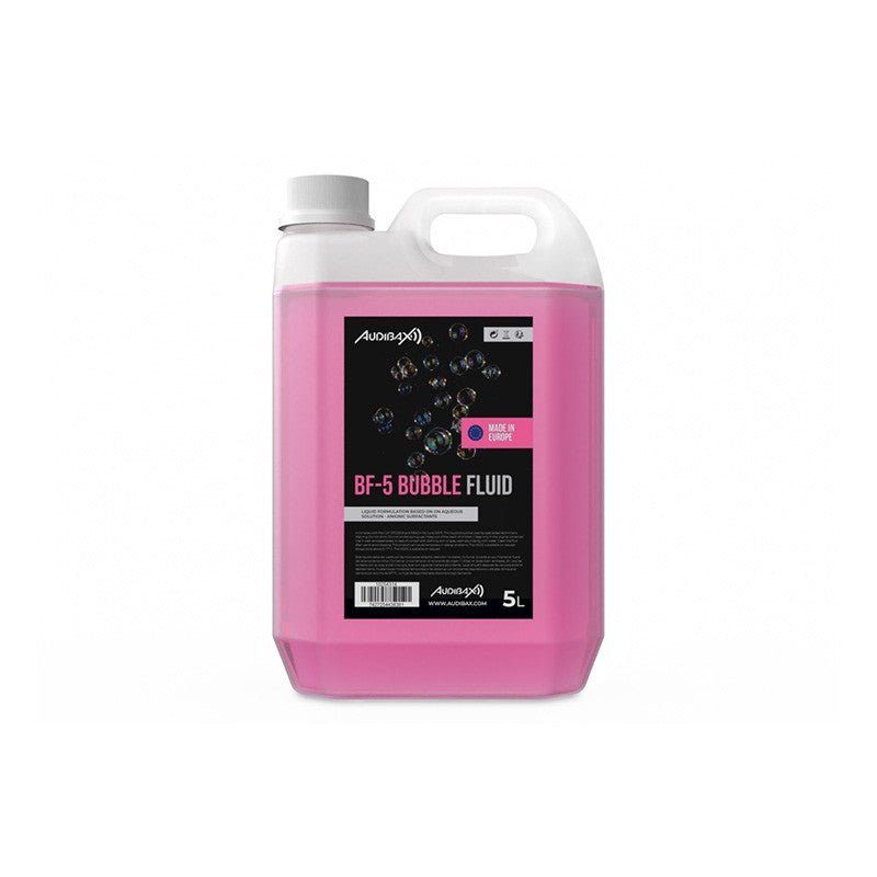 Audibax BF - 5 Bubble Fluid - Liquido Burbujas 5L - Tempo Shop