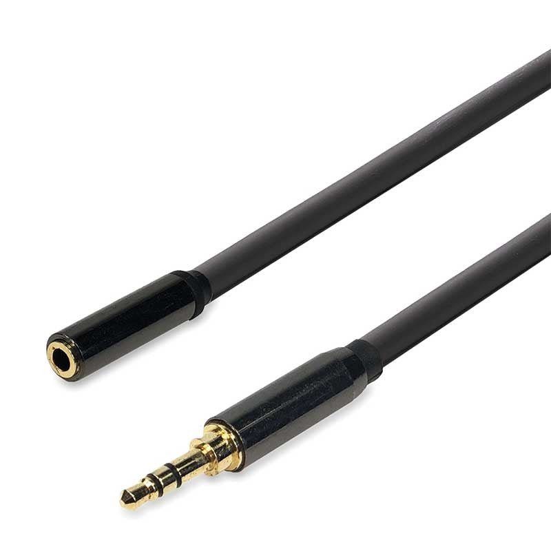Audibax Bronze 10116250 - Alargador Cable Mini Jack 1,2m Cromado - Tempo Shop