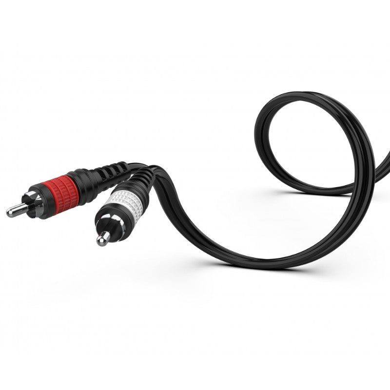 Audibax Bronze 10093056 - Cable Minijack Stereo a 2 RCA Macho 3m Negro - Tempo Shop
