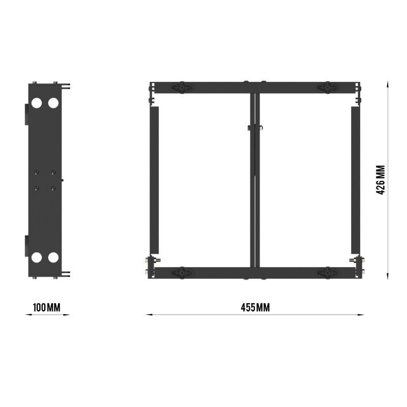 Audibax Bumper Seattle 261LA (AS261-001) - Soporte de rigging para colgado de módulos Seattle 261LA (80 kg) - Tempo Shop