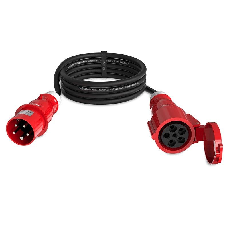 Audibax CEE1000-25-5P - Cable Alargador CEE 16A 5 Polos 10m - Tempo Shop