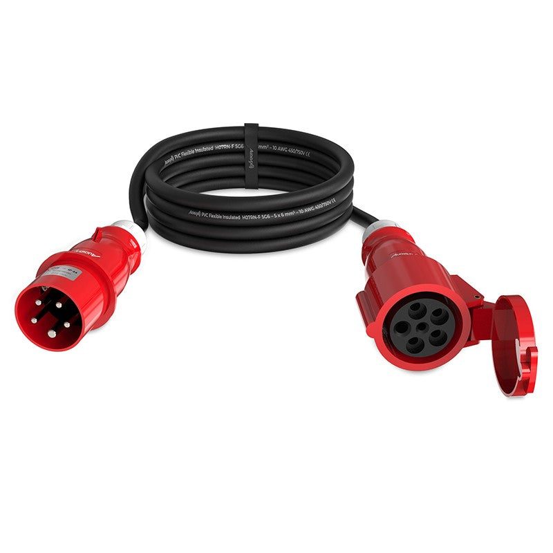 Audibax CEE1000-60-5P - Cable Alargador CEE 32A 10m - Tempo Shop