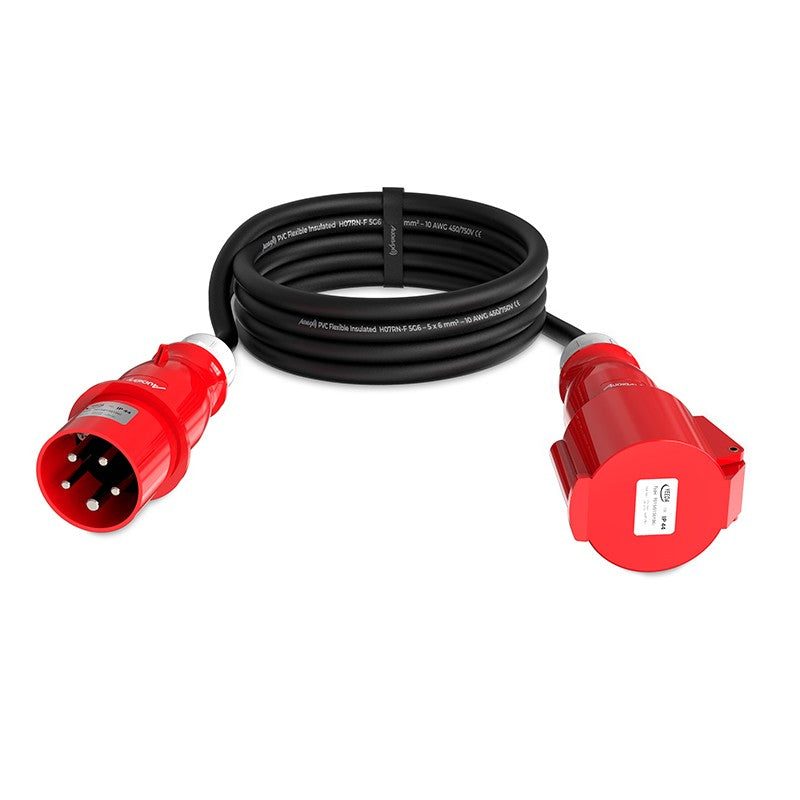 Audibax CEE1000-60-5P - Cable Alargador CEE 32A 10m - Tempo Shop