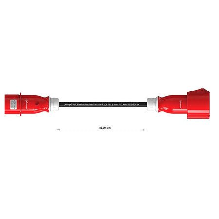 Audibax CEE2500-60-5P - Cable Alargador CEE 32A 25m - Tempo Shop