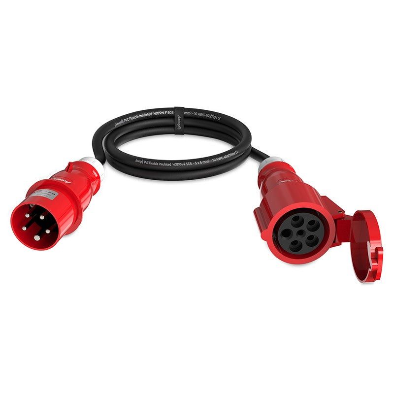 Audibax CEE500-60-5P - Cable Alargador CEE 32A 5 Polos de 5 Metros - Tempo Shop