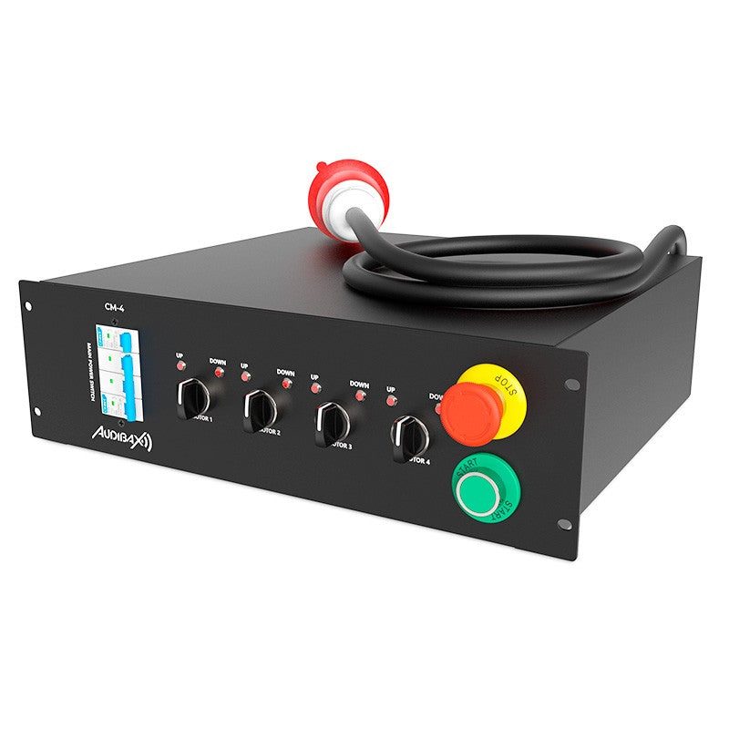 Audibax CM-4 - Controlador Profesional de 4 Canales para Motores de Cadena - Tempo Shop