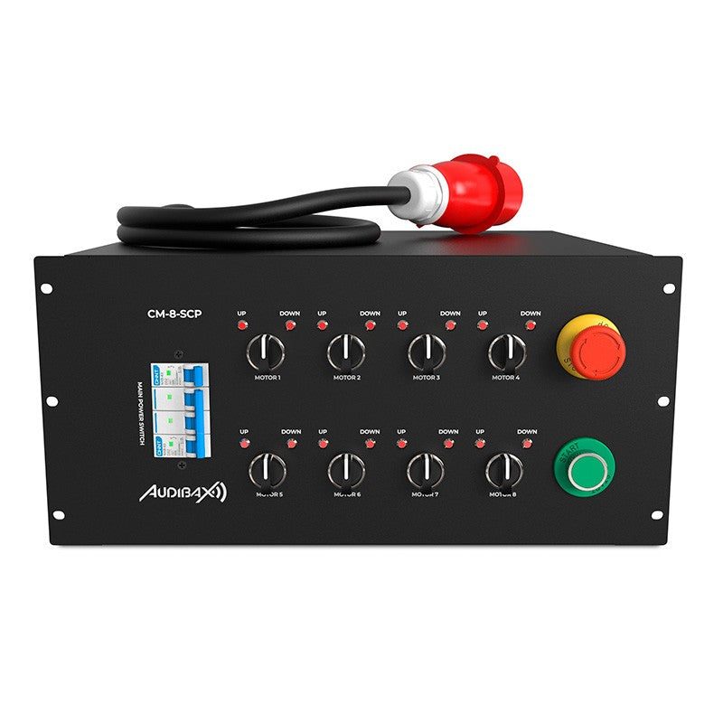 Audibax CM-8-SCP - Controlador de 8 Canales para Motores de Cadena con Salidas CEE y Socapex - Tempo Shop