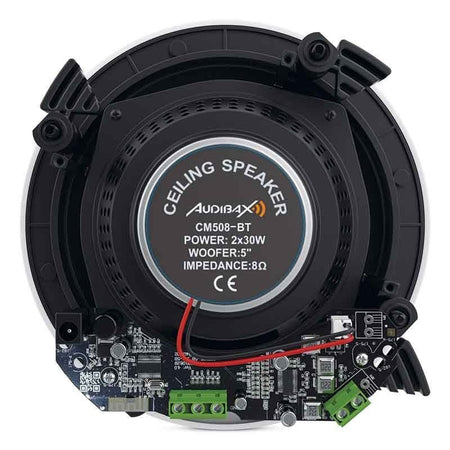 Audibax CM508 - BT - Altavoces Techo Blancos Bluetooth Empotrables 2 Vías 2 x 30W 5,25" R - Tempo Shop