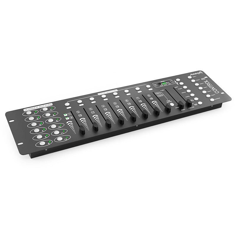 Audibax Control 8 - Controlador Mesa DMX - Tempo Shop