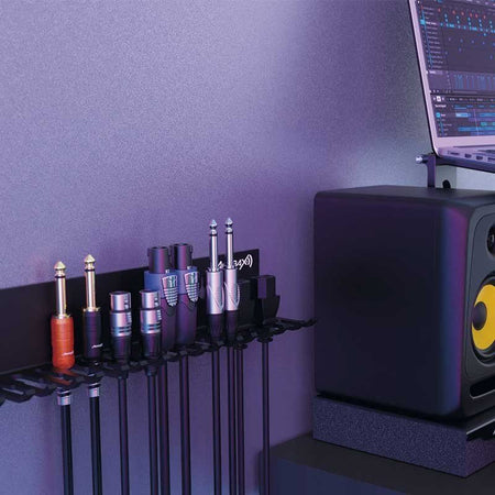 Audibax CWS 10 - Soporte de pared para cables 19 huecos 4 - 11mm - Tempo Shop