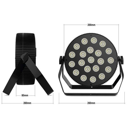 Audibax Dallas 210 Flat - Foco LED RGBW 4 in 1 Cree21 Led x 10W Total 210W - Tempo Shop