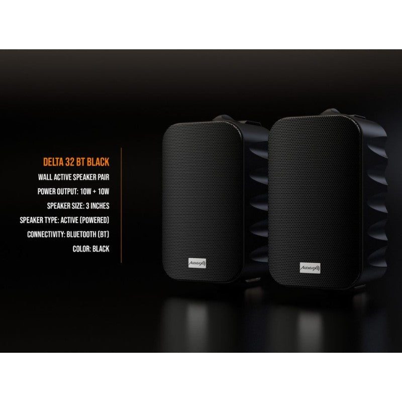 Audibax Delta 32 BT Black - Pareja de Altavoces Bluetooth - Tempo Shop