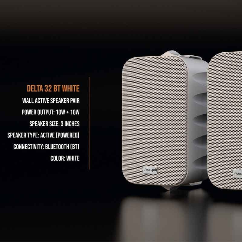 Audibax Delta 32 BT White - Pareja de Altavoces Bluetooth - Tempo Shop