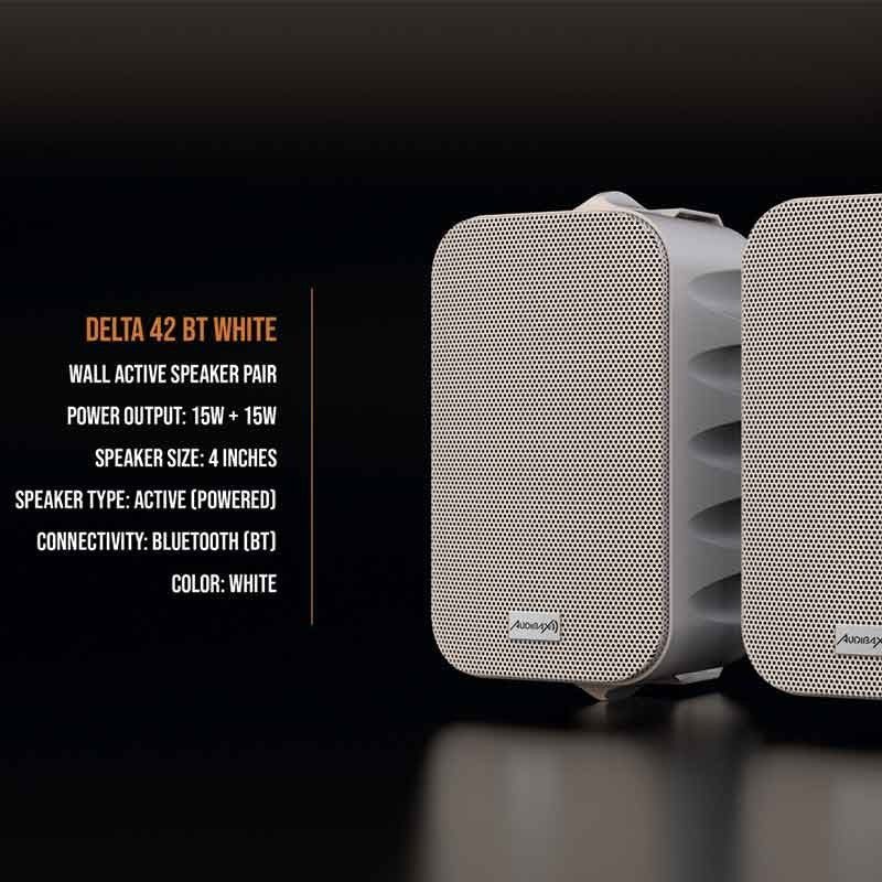 Audibax Delta 42 BT White - Pareja de Altavoces Bluetooth - Tempo Shop