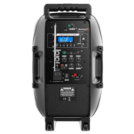 Audibax Denver 10 - Altavoz Activo PA 10 con Batería , Ruedas + 1 Micro Inalámbrico - Tempo Shop