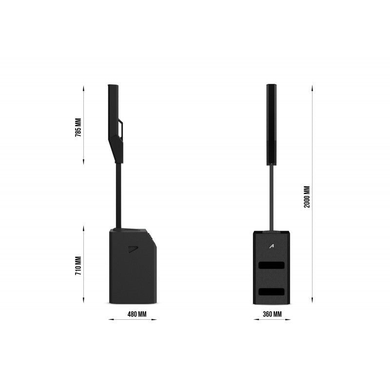 Audibax Detroit 1000X DSP - Altavoz Columna PA 1000W - Tempo Shop