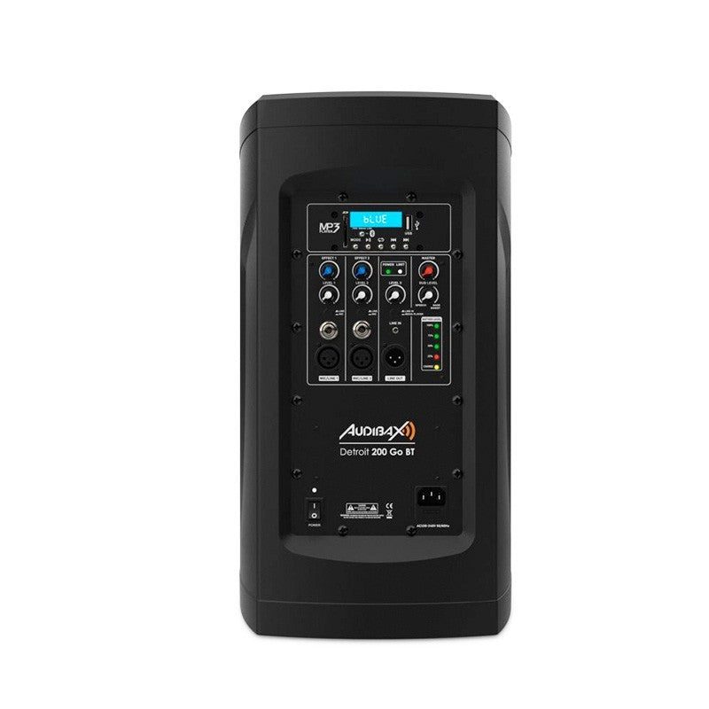 Audibax Detroit 200 Go BT - Altavoz columna PA con Batería 200W - Tempo Shop