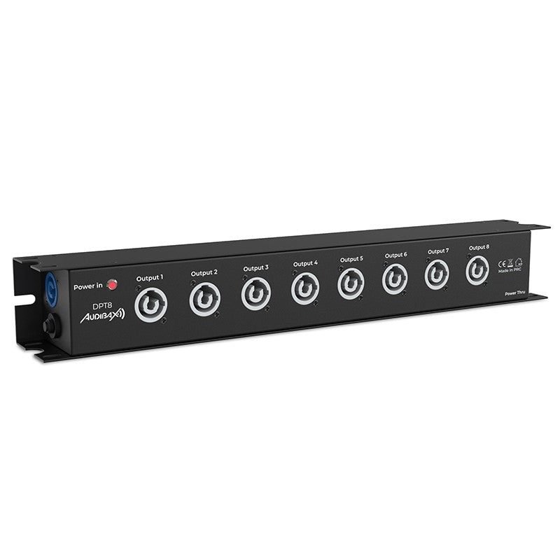 Audibax DPT8 - Distribuidor de Energía 16A con 8 Salidas PowerCON - Tempo Shop