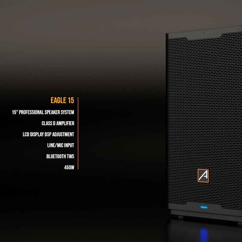 Audibax Eagle 15 - Altavoz Activo 15" 450W Bluetooth - Tempo Shop