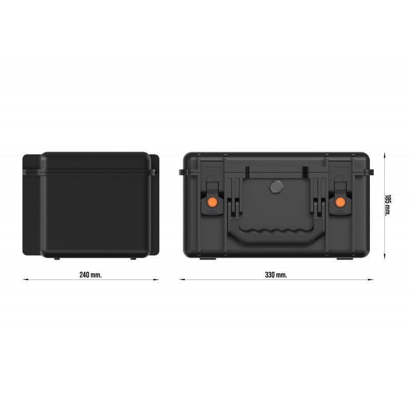 Audibax EF4 - Maletín multiuso con espuma moldeada negro - Tempo Shop