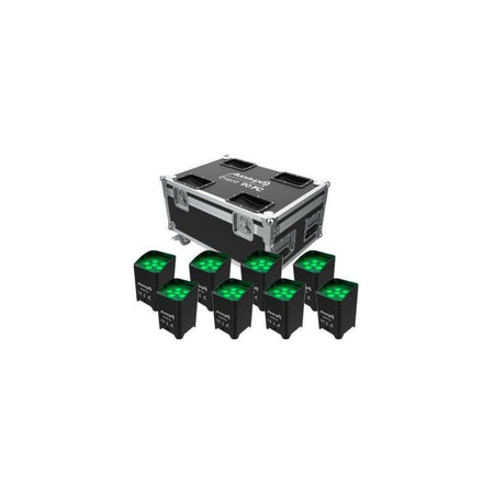 Audibax 10252192 - Kit 8 Audibax Event 90 + Audibax Event 90 FCFight Case - Tempo Shop