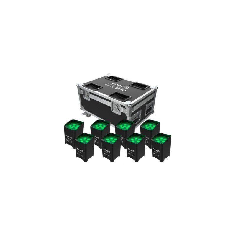 Audibax 10252192 - Kit 8 Audibax Event 90 + Audibax Event 90 FCFight Case - Tempo Shop