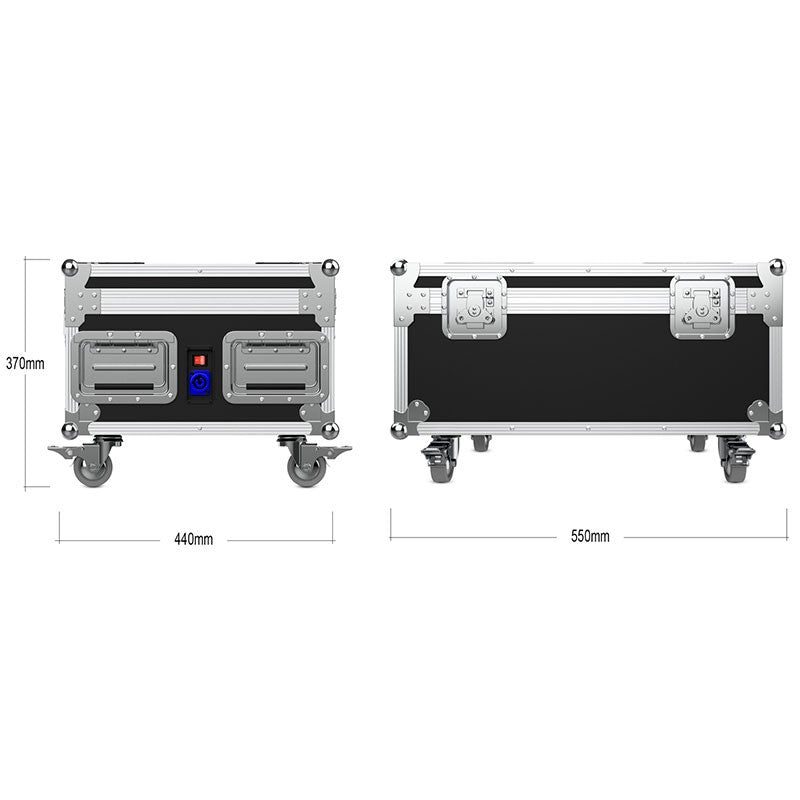 Audibax Event 90 FC - Flight Case con Función de Carga de Batería para focos Event 90 - Tempo Shop