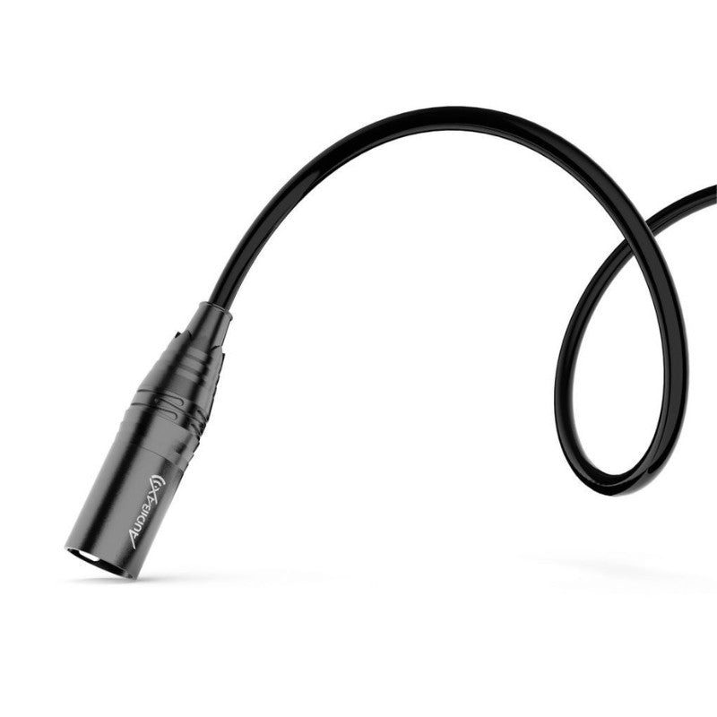 Audibax Evolution 10154421 - Cable XLR Macho a Jack Balanceado 6m Negro - Tempo Shop