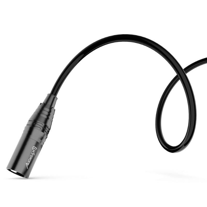 Audibax Evolution 10154419 - Cable XLR Macho a Jack Balanceado 1,5m Negro - Tempo Shop