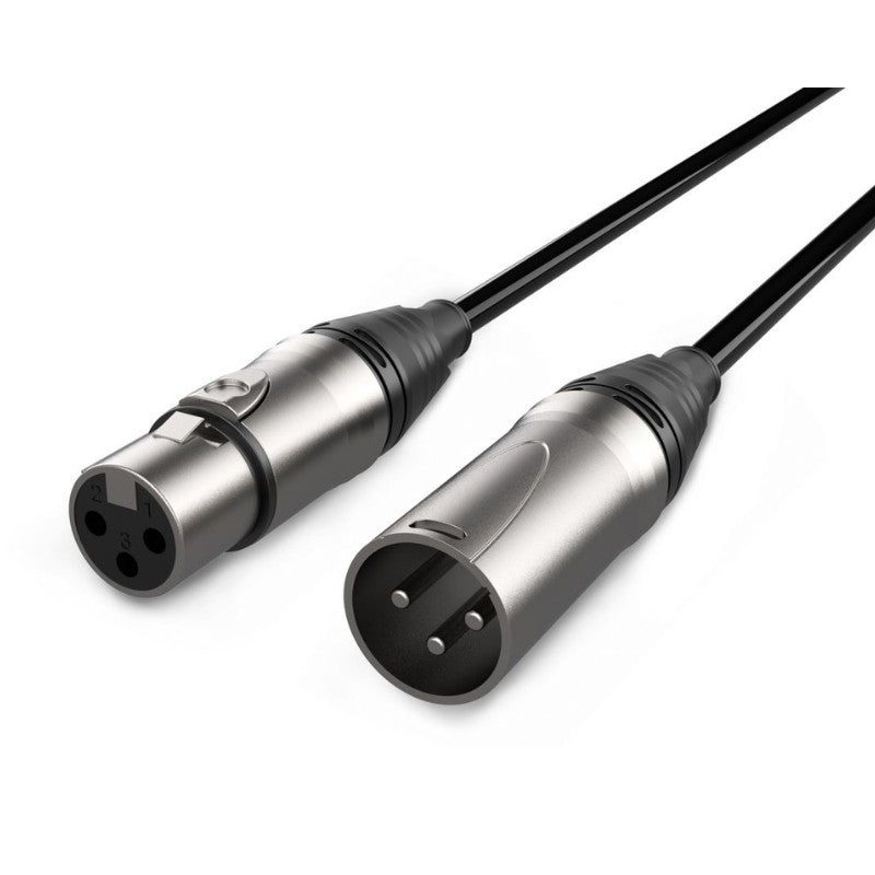 Audibax Evolution 10154402 - Cable XLR Macho - XLR Hembra 20m Negro - Tempo Shop