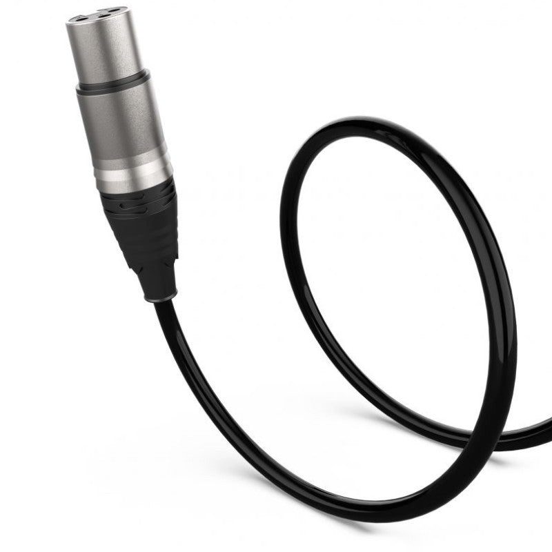 Audibax Evolution 10154398 - Cable XLR Macho - XLR Hembra 3m Negro - Tempo Shop