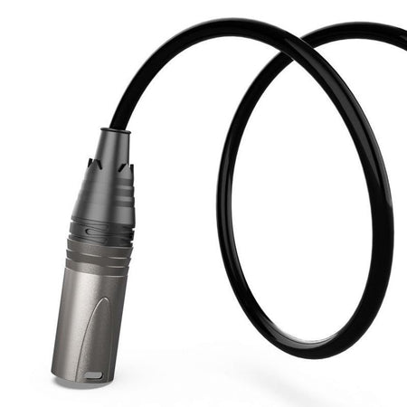 Audibax Evolution 10154398 - Cable XLR Macho - XLR Hembra 3m Negro - Tempo Shop