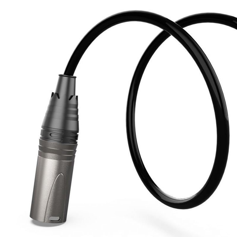 Audibax Evolution 10154404 - Cable XLR Macho - XLR Hembra 1m Negro - Tempo Shop