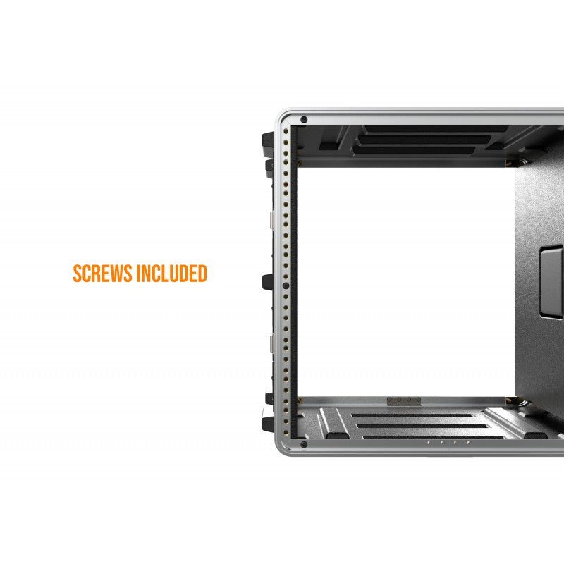 AUDIBAX FA51-10U - Maleta Rack Flightcase de 19 Pulgadas y 10 Unidades en Polietileno - Tempo Shop