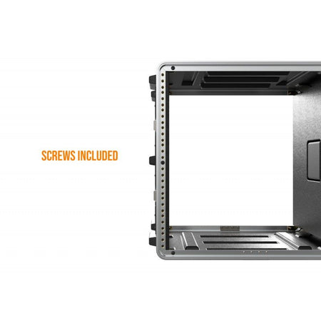 AUDIBAX FA51-10U - Maleta Rack Flightcase de 19 Pulgadas y 10 Unidades en Polietileno - Tempo Shop