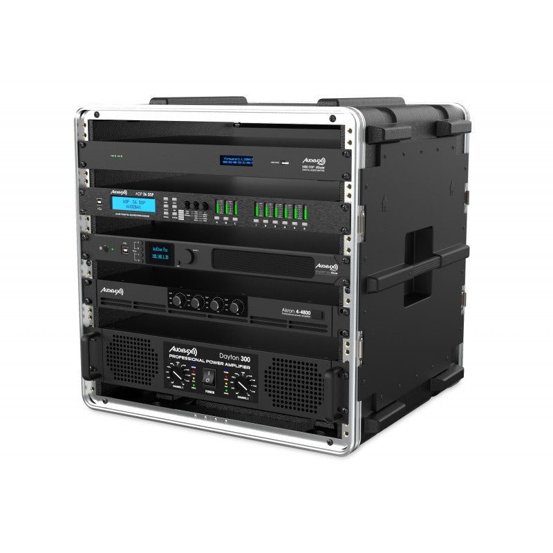 AUDIBAX FA51-10U - Maleta Rack Flightcase de 19 Pulgadas y 10 Unidades en Polietileno - Tempo Shop