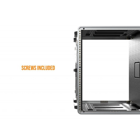 Audibax FA51-12U - Flightcase Rack 19" de 12 Unidades en Polietileno (PE) - Tempo Shop